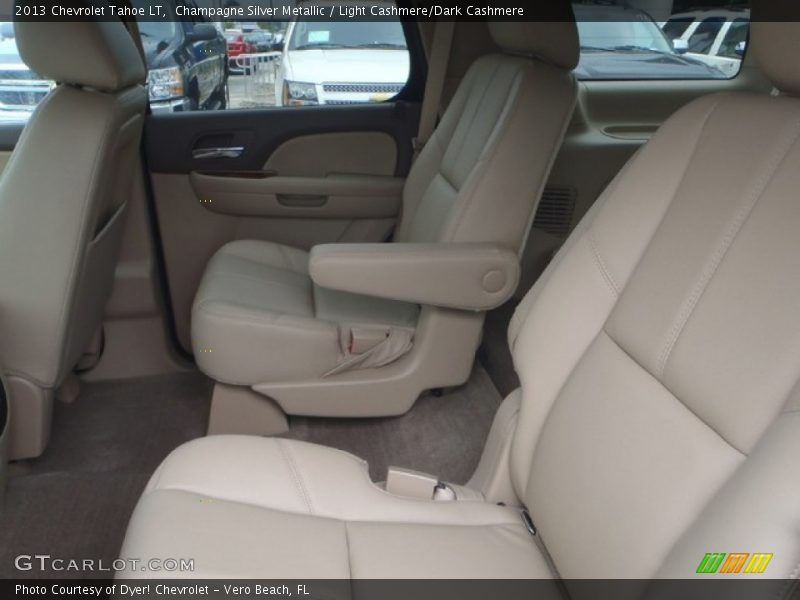 Champagne Silver Metallic / Light Cashmere/Dark Cashmere 2013 Chevrolet Tahoe LT