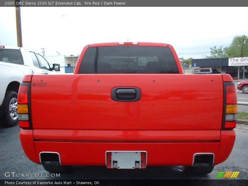 Fire Red / Dark Pewter 2005 GMC Sierra 1500 SLT Extended Cab