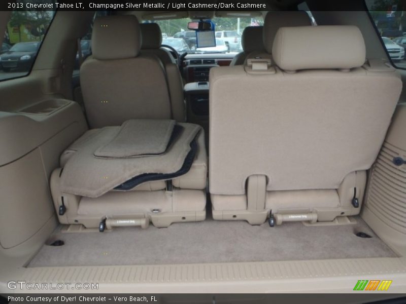 Champagne Silver Metallic / Light Cashmere/Dark Cashmere 2013 Chevrolet Tahoe LT