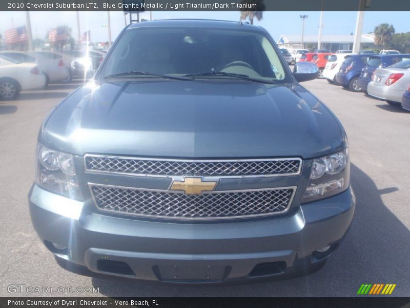 Blue Granite Metallic / Light Titanium/Dark Titanium 2010 Chevrolet Suburban LTZ