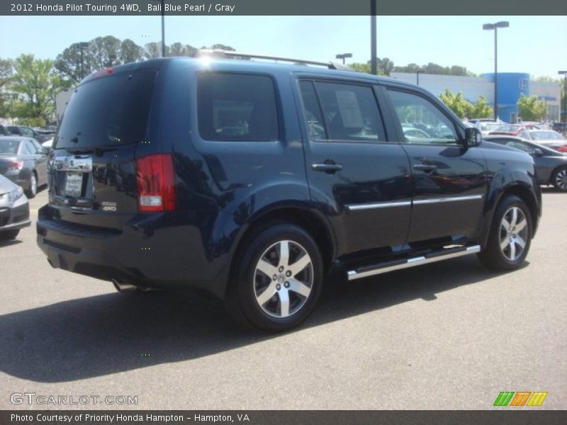 Bali Blue Pearl / Gray 2012 Honda Pilot Touring 4WD