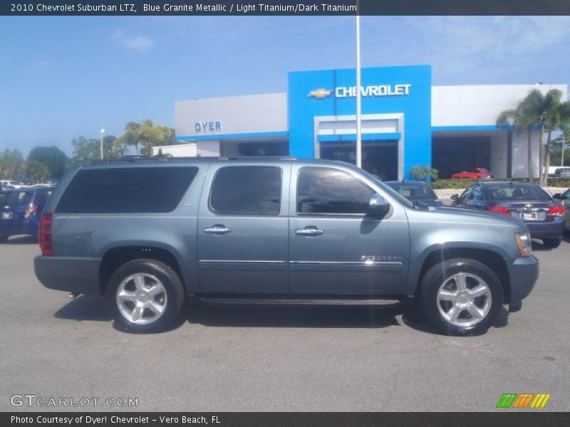 Blue Granite Metallic / Light Titanium/Dark Titanium 2010 Chevrolet Suburban LTZ