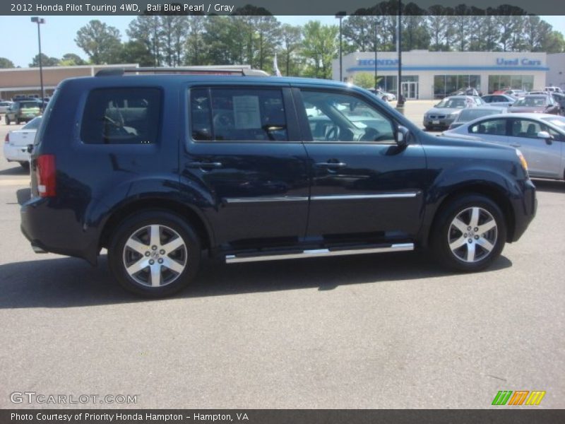 Bali Blue Pearl / Gray 2012 Honda Pilot Touring 4WD