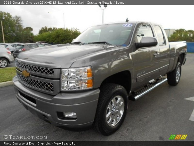 Graystone Metallic / Ebony 2013 Chevrolet Silverado 2500HD LT Extended Cab 4x4