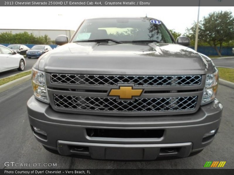 Graystone Metallic / Ebony 2013 Chevrolet Silverado 2500HD LT Extended Cab 4x4