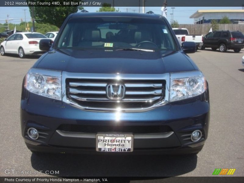 Bali Blue Pearl / Gray 2012 Honda Pilot Touring 4WD