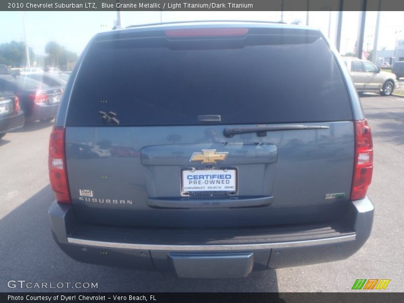 Blue Granite Metallic / Light Titanium/Dark Titanium 2010 Chevrolet Suburban LTZ