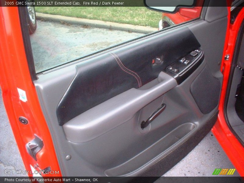Fire Red / Dark Pewter 2005 GMC Sierra 1500 SLT Extended Cab