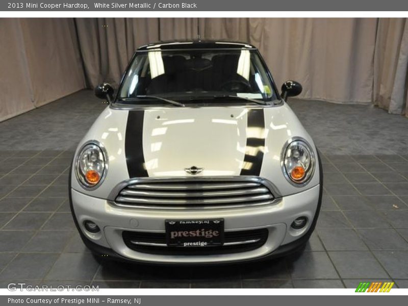 White Silver Metallic / Carbon Black 2013 Mini Cooper Hardtop