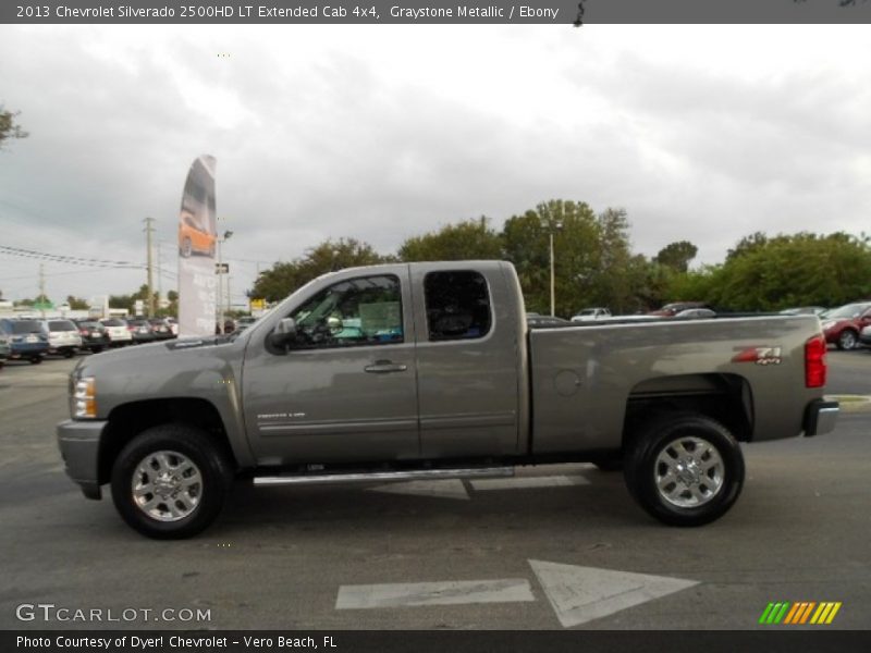 Graystone Metallic / Ebony 2013 Chevrolet Silverado 2500HD LT Extended Cab 4x4