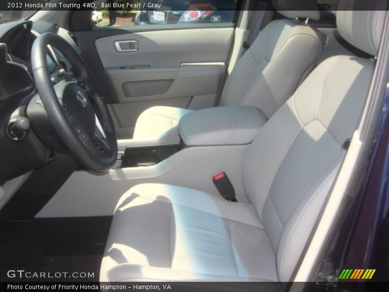 Bali Blue Pearl / Gray 2012 Honda Pilot Touring 4WD