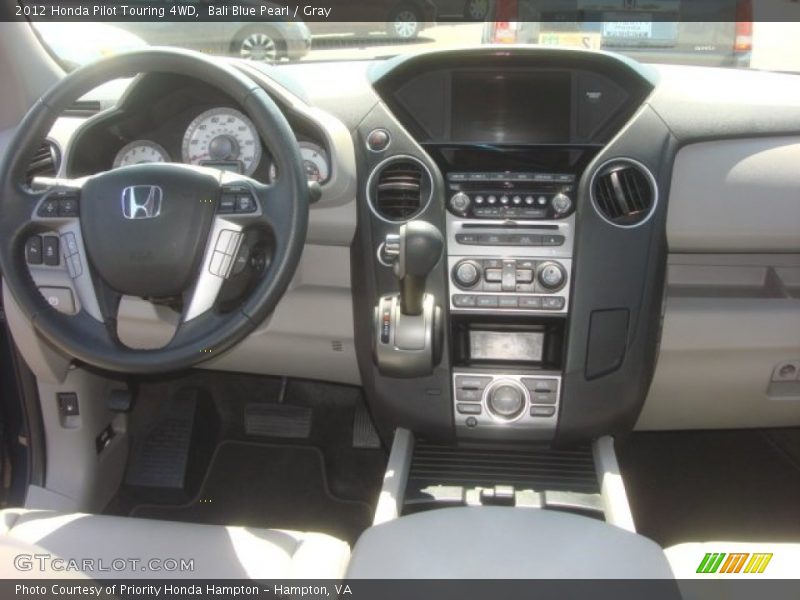 Bali Blue Pearl / Gray 2012 Honda Pilot Touring 4WD