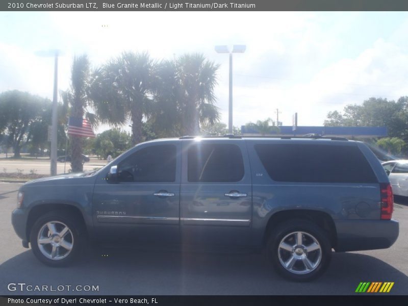 Blue Granite Metallic / Light Titanium/Dark Titanium 2010 Chevrolet Suburban LTZ