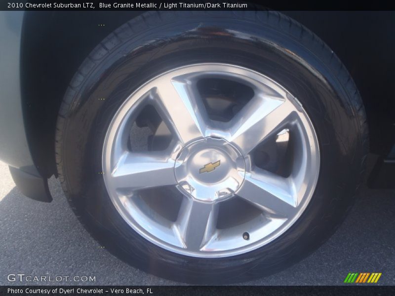 Blue Granite Metallic / Light Titanium/Dark Titanium 2010 Chevrolet Suburban LTZ