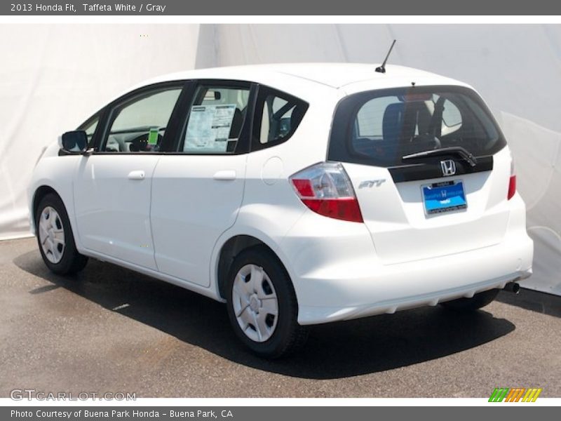 Taffeta White / Gray 2013 Honda Fit