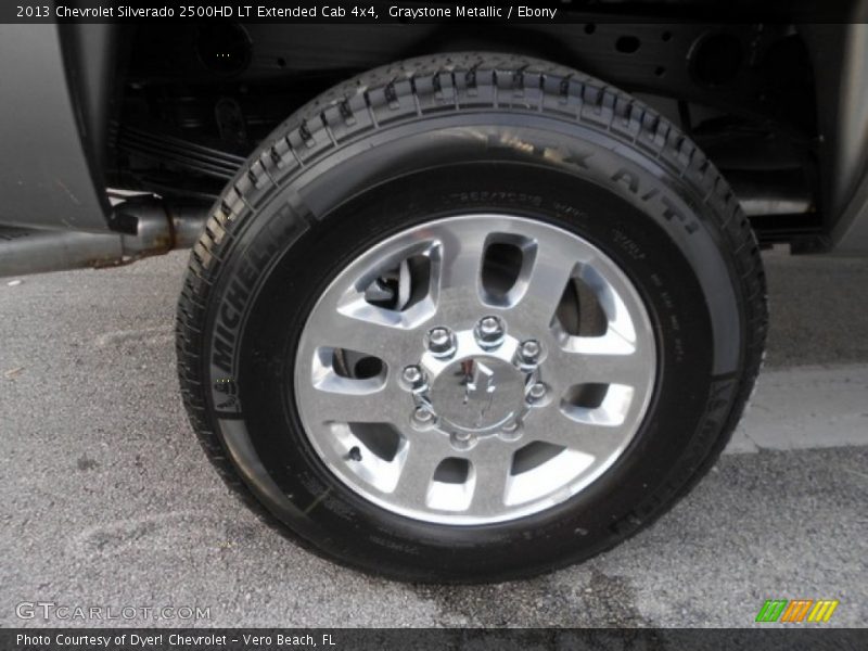 Graystone Metallic / Ebony 2013 Chevrolet Silverado 2500HD LT Extended Cab 4x4
