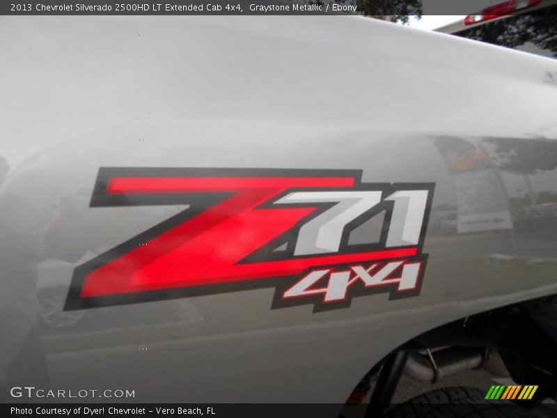 Graystone Metallic / Ebony 2013 Chevrolet Silverado 2500HD LT Extended Cab 4x4