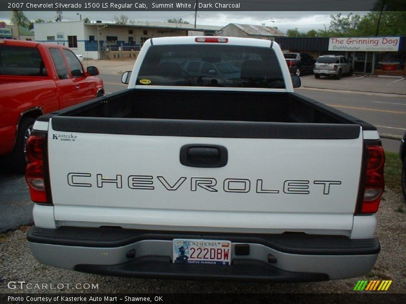 Summit White / Dark Charcoal 2007 Chevrolet Silverado 1500 LS Regular Cab