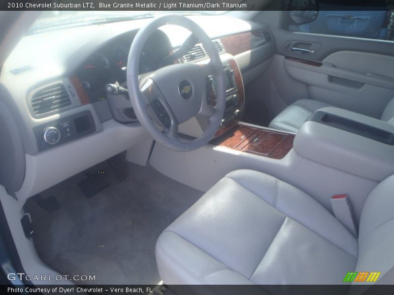 Blue Granite Metallic / Light Titanium/Dark Titanium 2010 Chevrolet Suburban LTZ