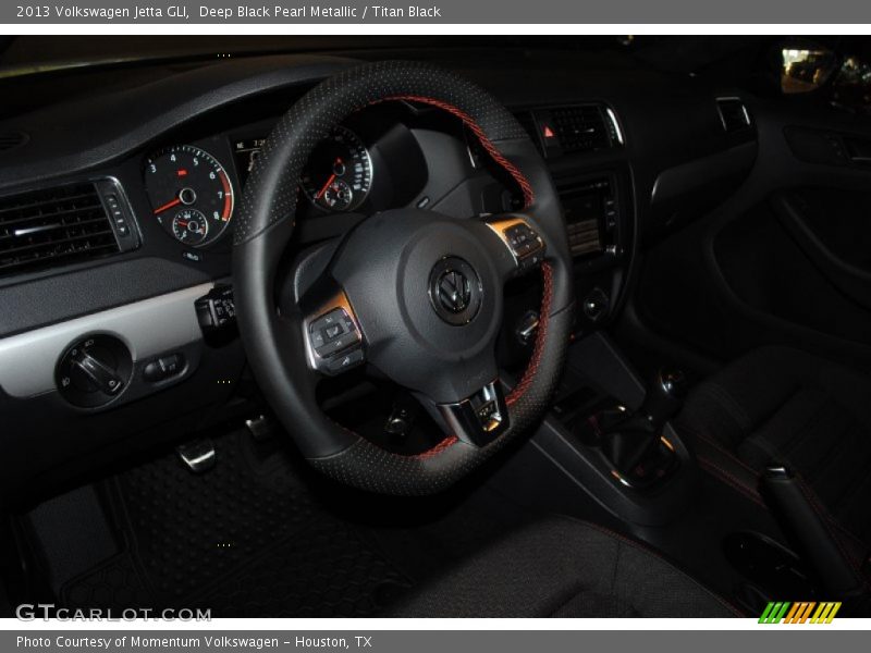 Deep Black Pearl Metallic / Titan Black 2013 Volkswagen Jetta GLI