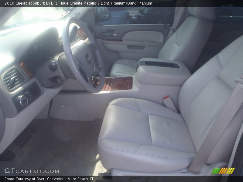 Blue Granite Metallic / Light Titanium/Dark Titanium 2010 Chevrolet Suburban LTZ