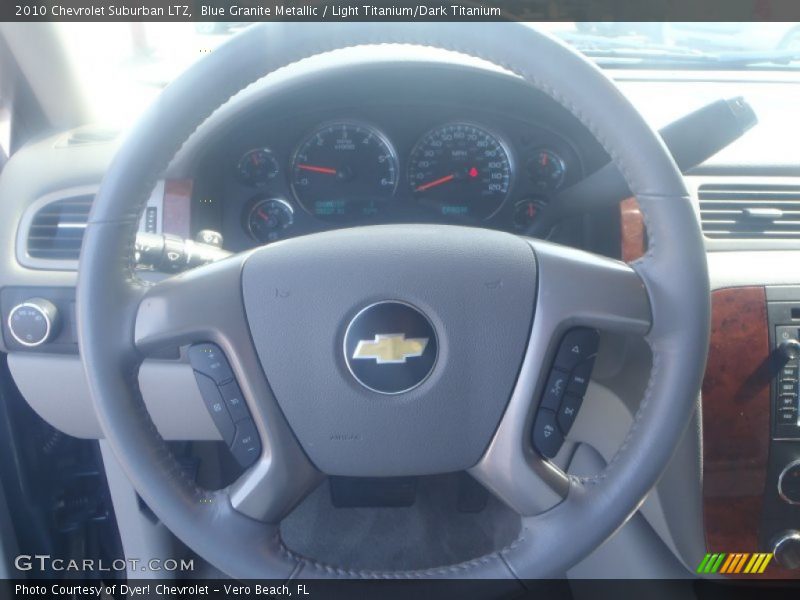 Blue Granite Metallic / Light Titanium/Dark Titanium 2010 Chevrolet Suburban LTZ