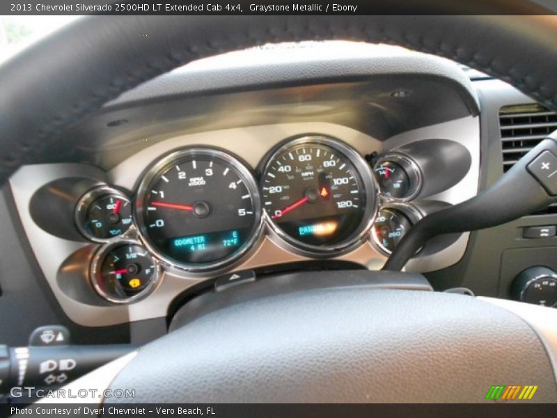 Graystone Metallic / Ebony 2013 Chevrolet Silverado 2500HD LT Extended Cab 4x4