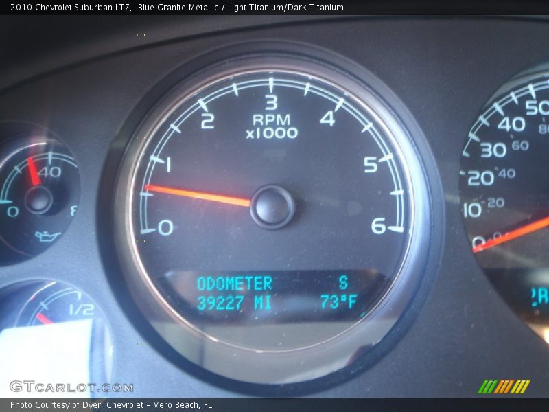 Blue Granite Metallic / Light Titanium/Dark Titanium 2010 Chevrolet Suburban LTZ