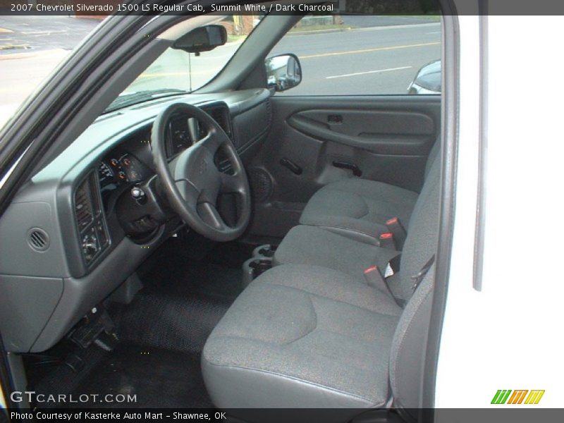 Summit White / Dark Charcoal 2007 Chevrolet Silverado 1500 LS Regular Cab