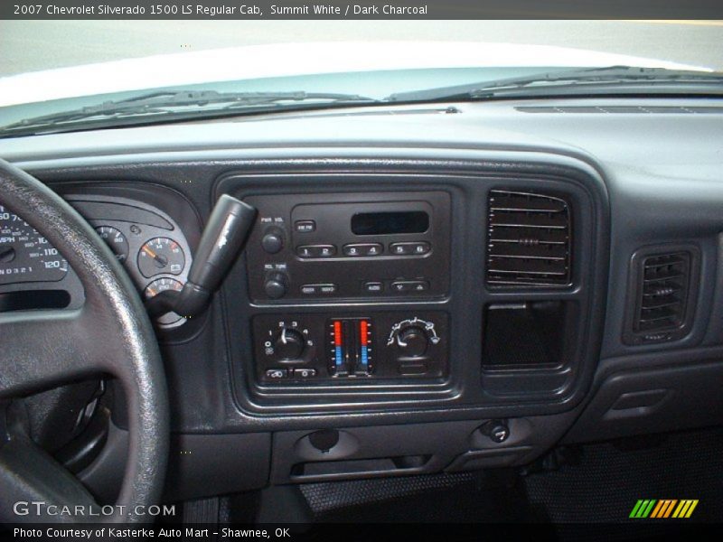 Summit White / Dark Charcoal 2007 Chevrolet Silverado 1500 LS Regular Cab