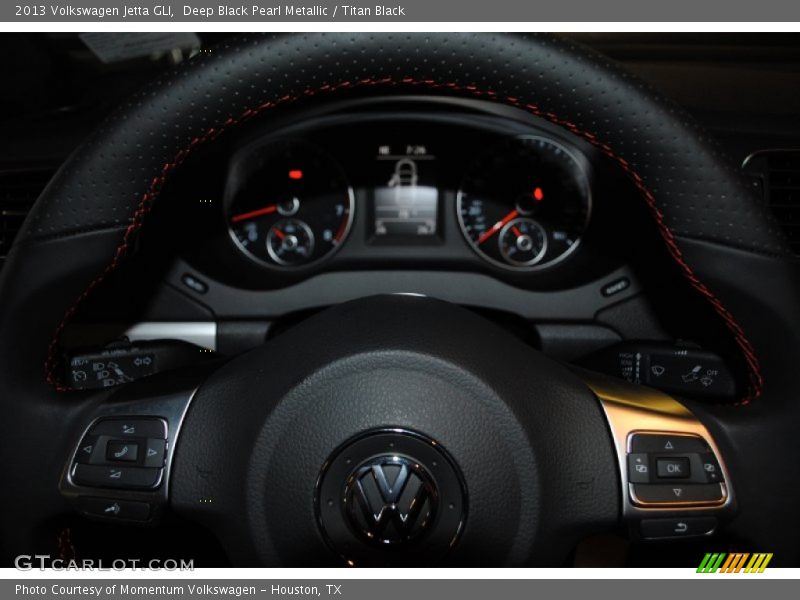 Deep Black Pearl Metallic / Titan Black 2013 Volkswagen Jetta GLI