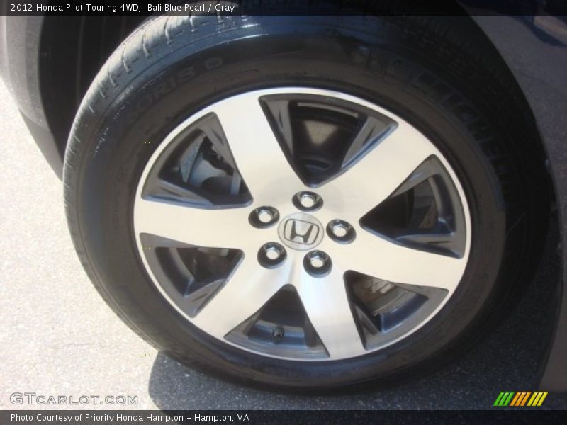 Bali Blue Pearl / Gray 2012 Honda Pilot Touring 4WD