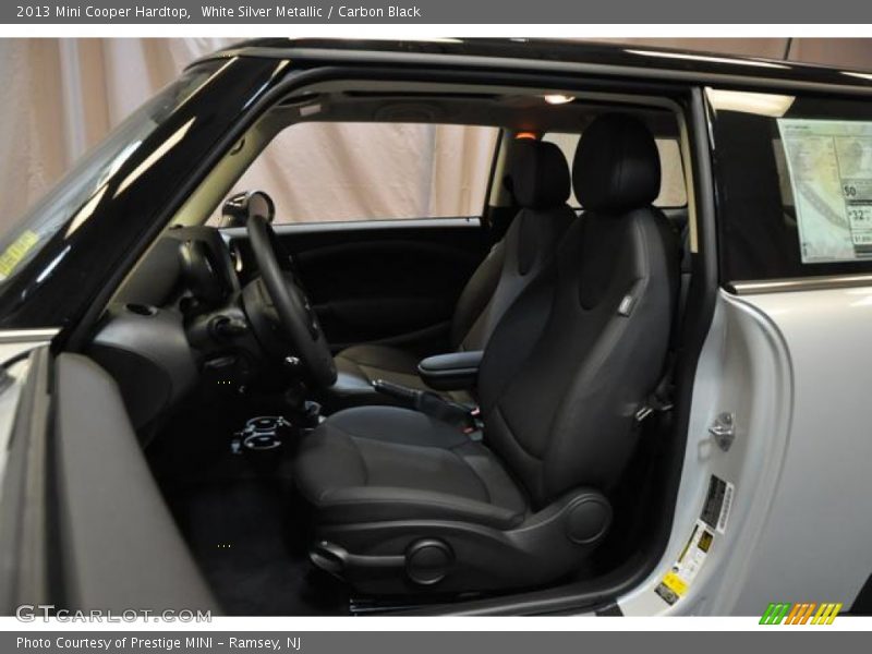 White Silver Metallic / Carbon Black 2013 Mini Cooper Hardtop