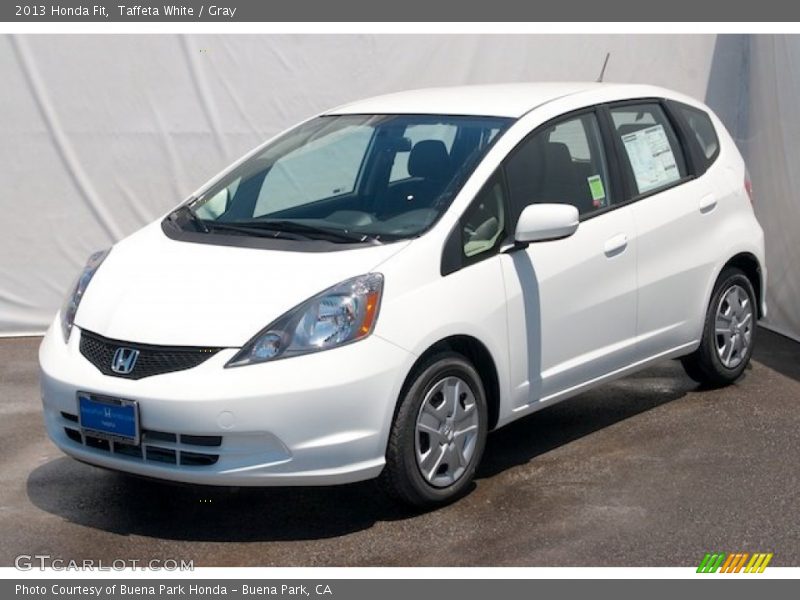 Taffeta White / Gray 2013 Honda Fit