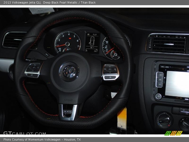 Deep Black Pearl Metallic / Titan Black 2013 Volkswagen Jetta GLI