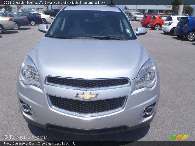 Silver Ice Metallic / Light Titanium/Jet Black 2011 Chevrolet Equinox LT