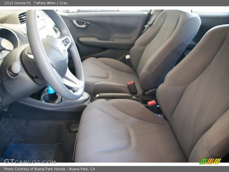 Taffeta White / Gray 2013 Honda Fit