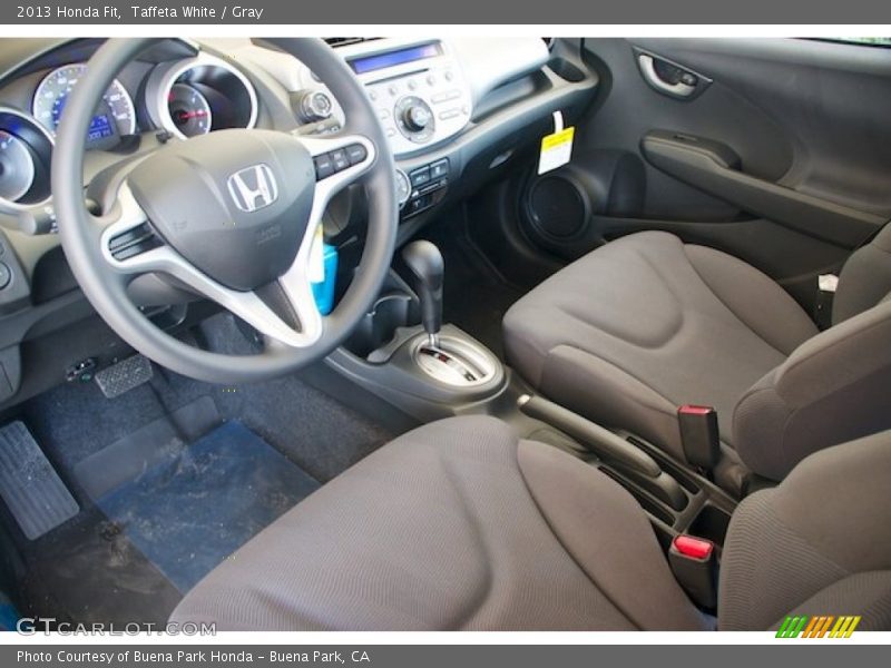 Taffeta White / Gray 2013 Honda Fit