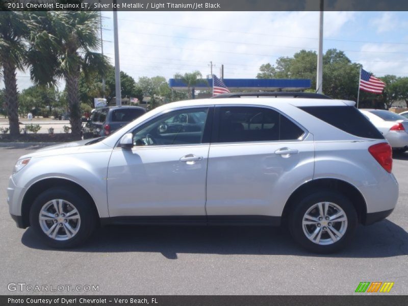 Silver Ice Metallic / Light Titanium/Jet Black 2011 Chevrolet Equinox LT
