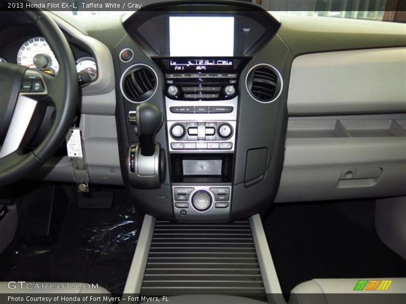Taffeta White / Gray 2013 Honda Pilot EX-L
