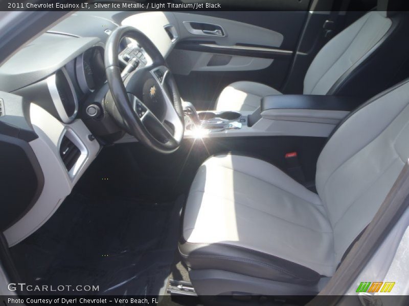 Silver Ice Metallic / Light Titanium/Jet Black 2011 Chevrolet Equinox LT
