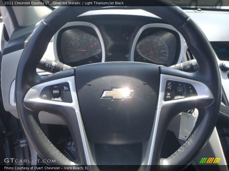 Silver Ice Metallic / Light Titanium/Jet Black 2011 Chevrolet Equinox LT
