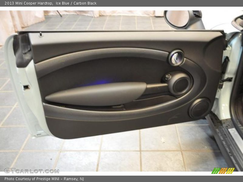 Ice Blue / Carbon Black 2013 Mini Cooper Hardtop