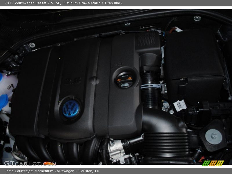 Platinum Gray Metallic / Titan Black 2013 Volkswagen Passat 2.5L SE