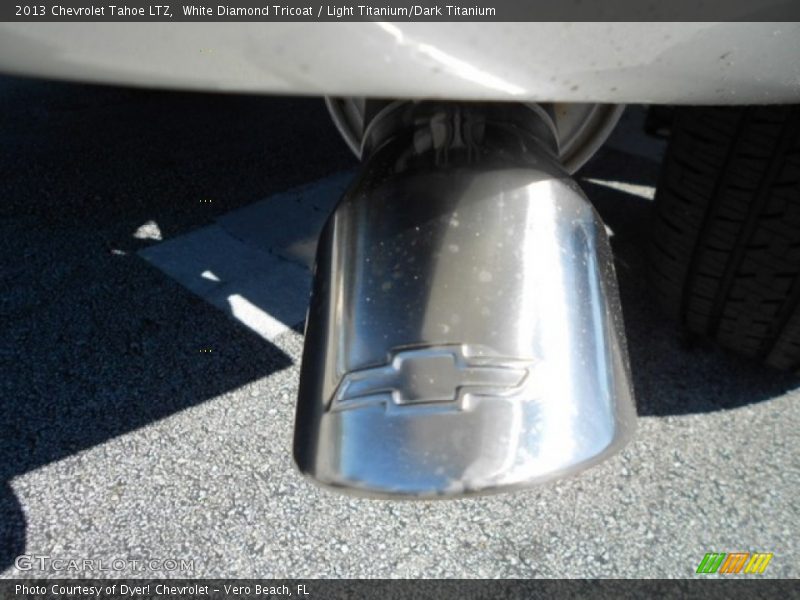 White Diamond Tricoat / Light Titanium/Dark Titanium 2013 Chevrolet Tahoe LTZ