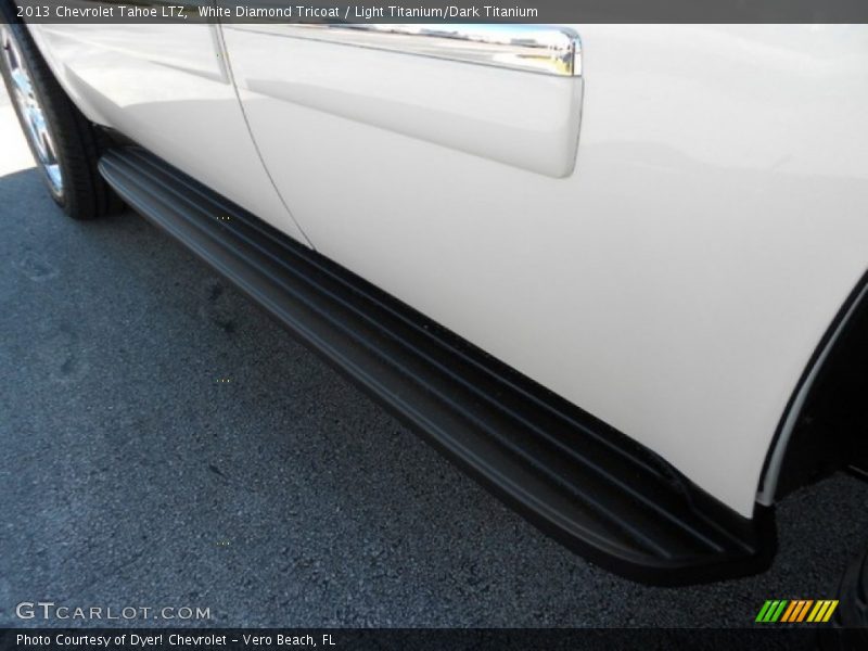 White Diamond Tricoat / Light Titanium/Dark Titanium 2013 Chevrolet Tahoe LTZ