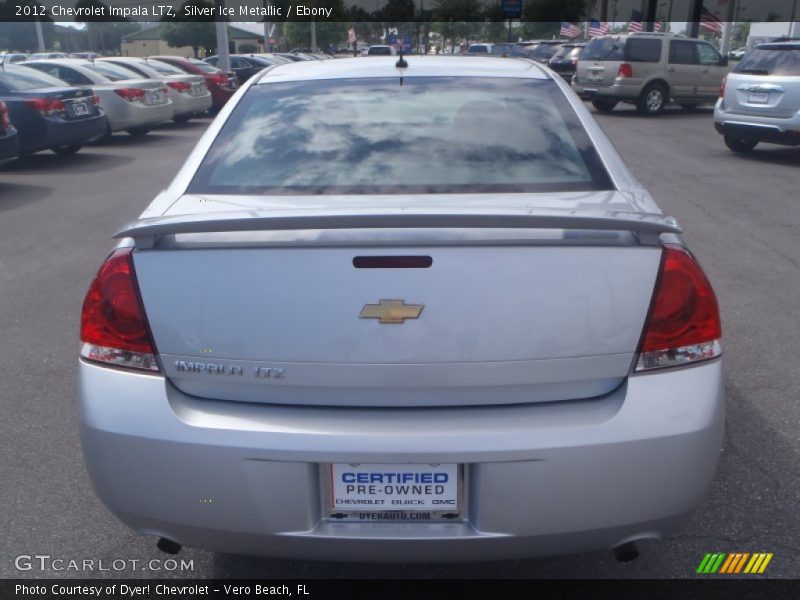 Silver Ice Metallic / Ebony 2012 Chevrolet Impala LTZ