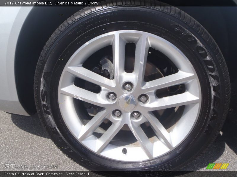 Silver Ice Metallic / Ebony 2012 Chevrolet Impala LTZ