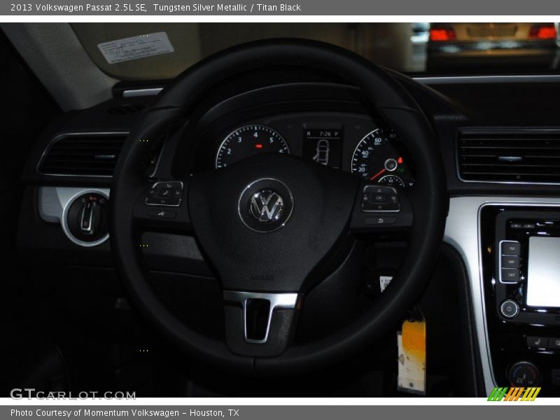 Tungsten Silver Metallic / Titan Black 2013 Volkswagen Passat 2.5L SE