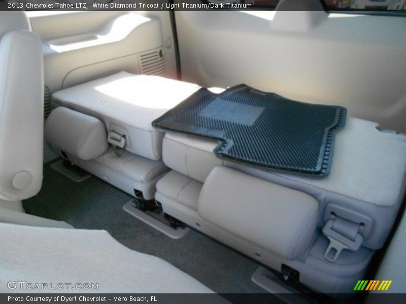 White Diamond Tricoat / Light Titanium/Dark Titanium 2013 Chevrolet Tahoe LTZ